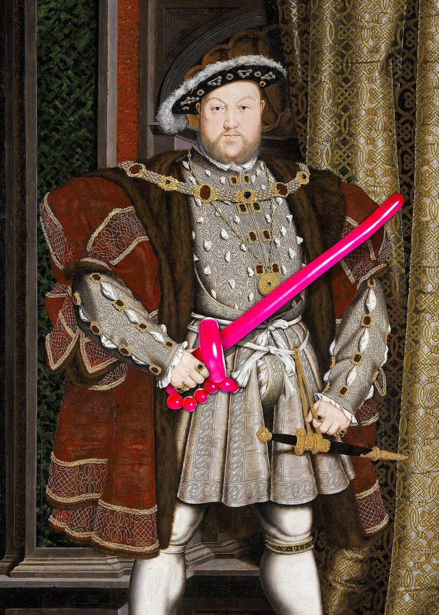 Henry VIII Balloon King Canvas Print – InkAndDrop