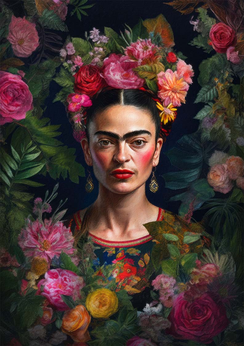 Frida Kahlo Print – InkAndDrop