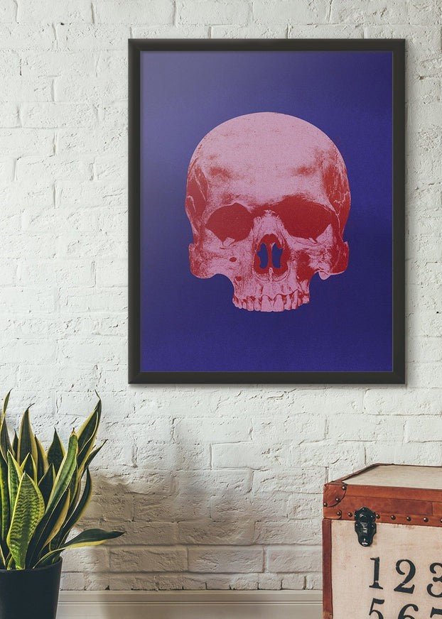 Popart Neon Coloured Skulls Print – InkAndDrop