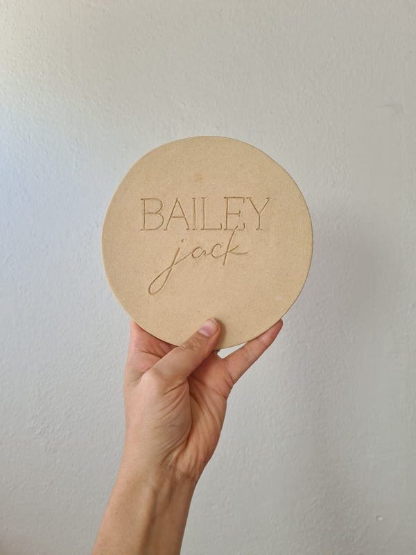 Bailey Name Plaque
