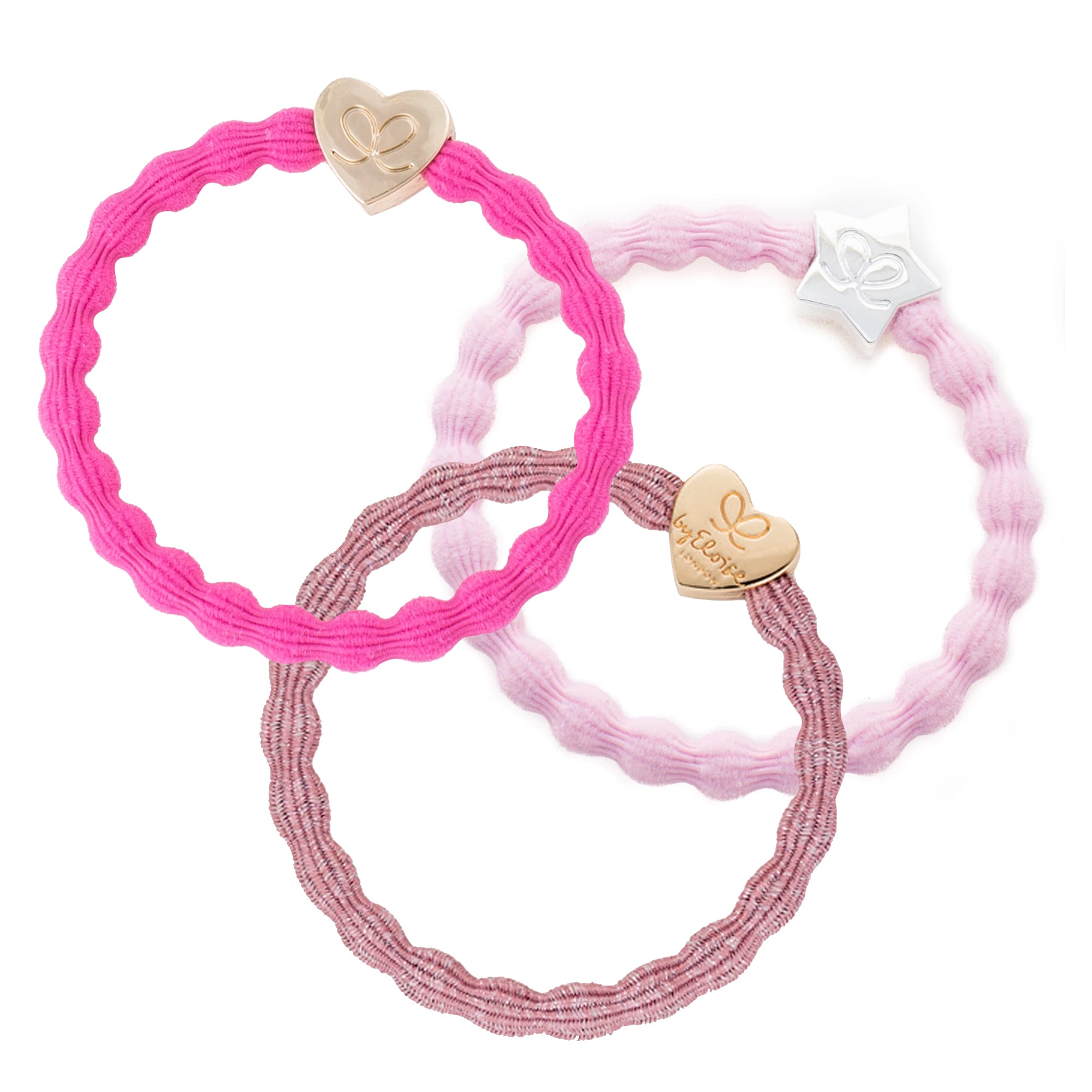 Pretty in Pink 3 Bangle Bands Set