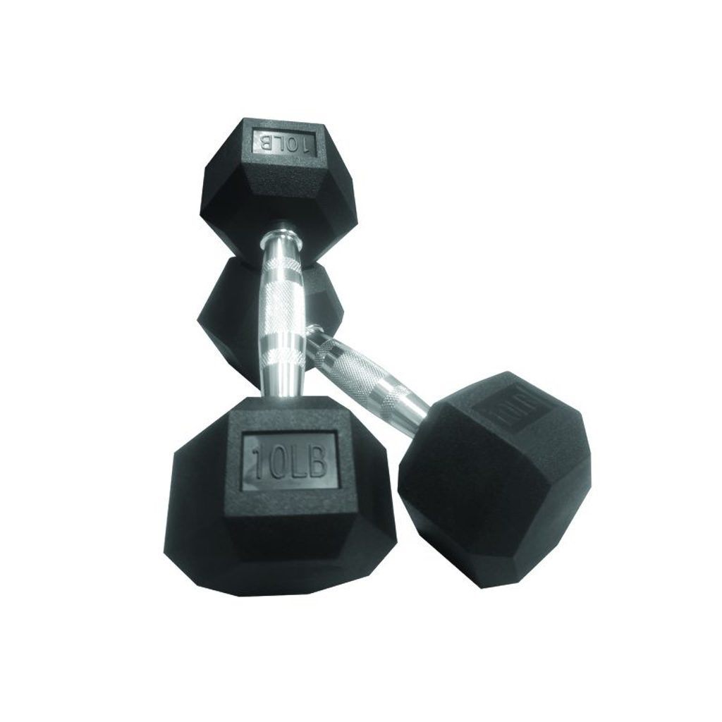 Elite PVC Coated Hex Dumbbells – W8LAND