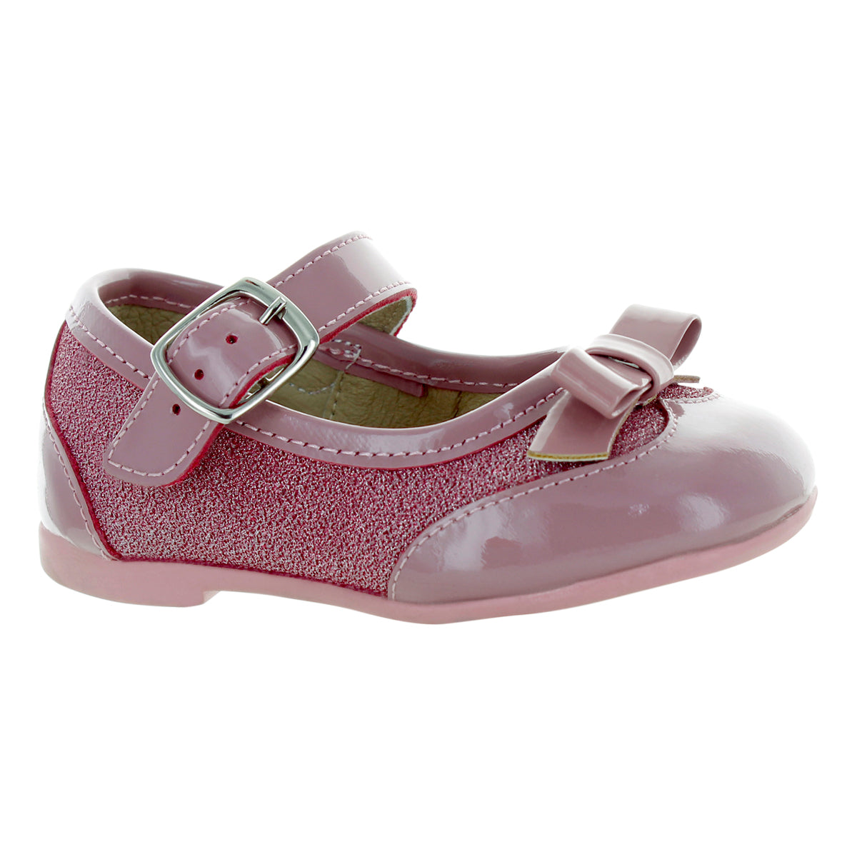 Zapato para Niña Color Brillante con Moño Mini Burbujas