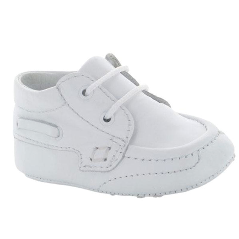 Zapato para niño recién nacido color blanco agujeta – Mini