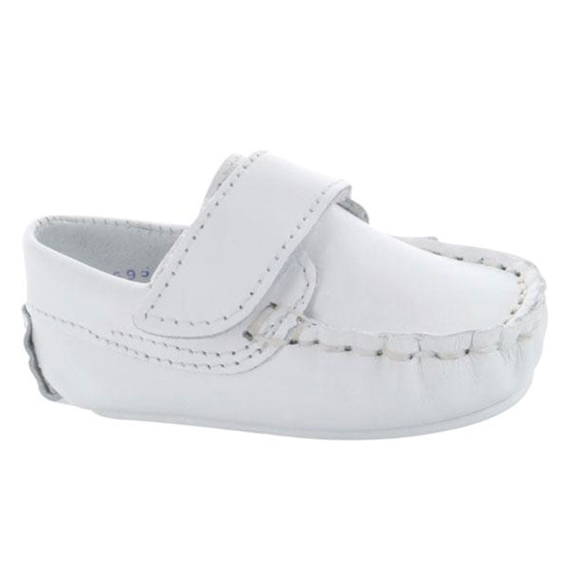 Zapato de guante para bebé blanco con velcro – Mini