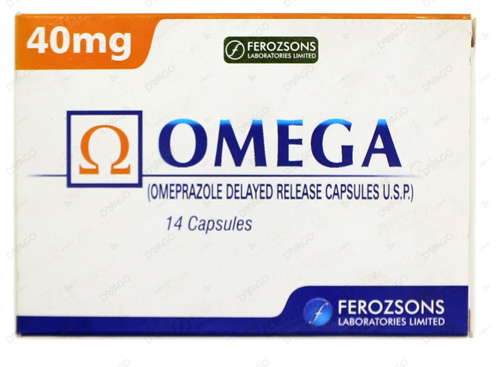 Omega Capsules 40mg 2X7's — DVAGO®