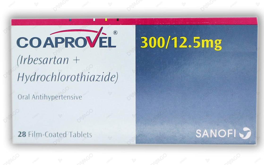 Buy Co Aprovel Tablets 300 12 5mg Drug Online In Pakistan Dvago