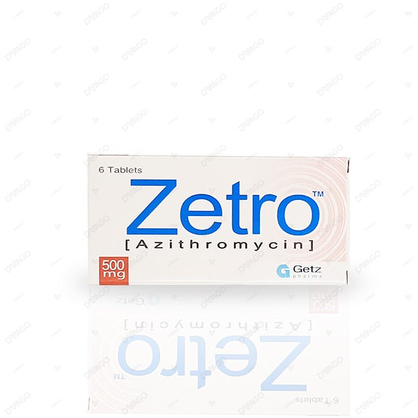 Zetro 500mg Tab 6 S Dvago