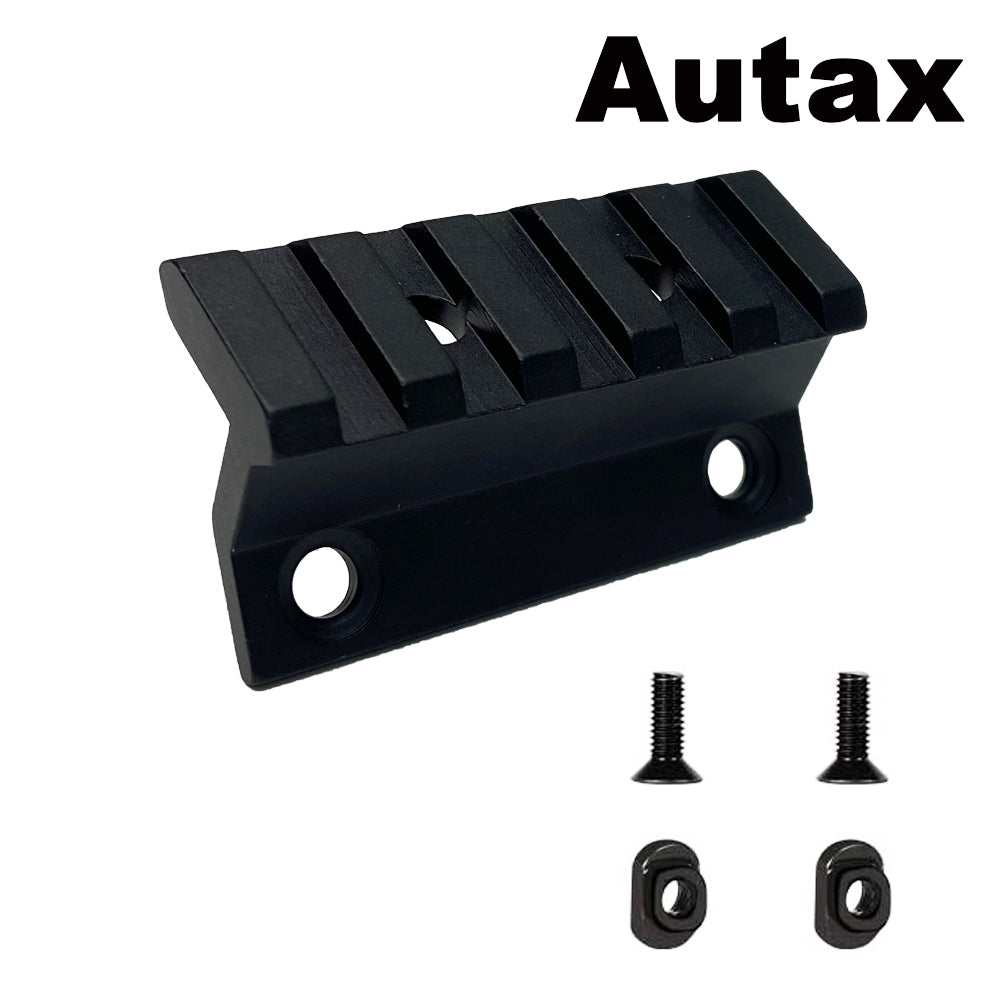 autax-45-degree-offset-rail-mount-5-slot-offset-side-flashlight-optic-picatinny-weaver-rail-section-mount