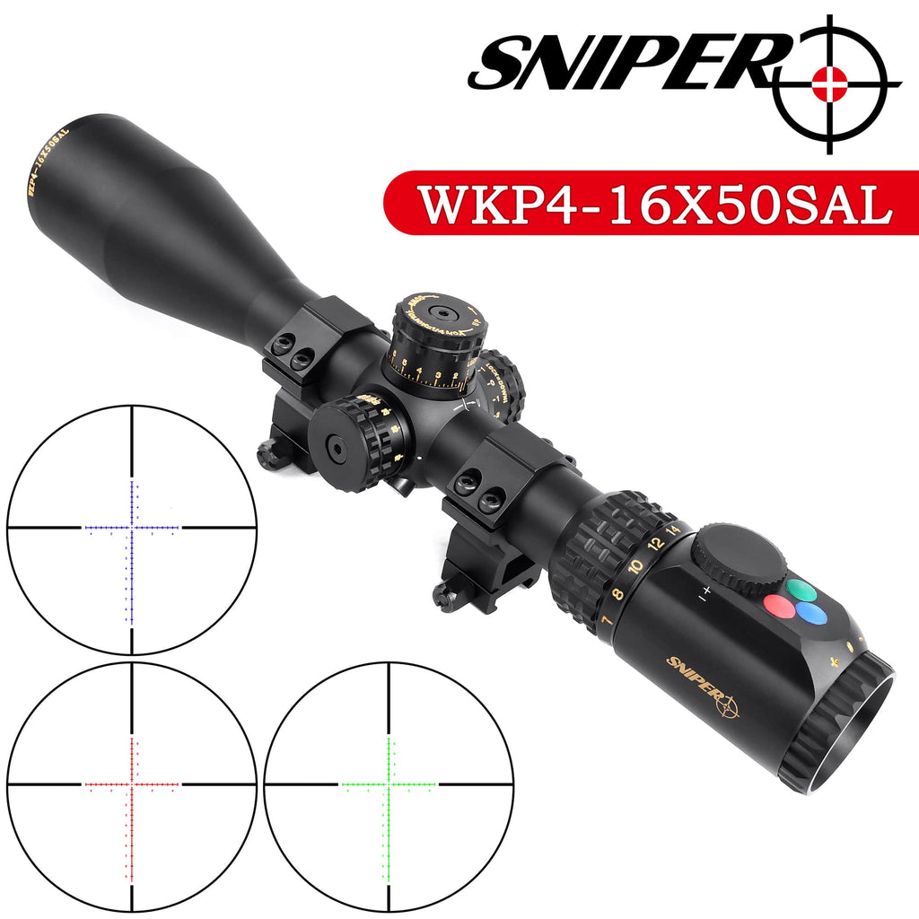 sniper-wkp-4-16x50-sal-hunting-side-parallax-adjustment-glass-etched-reticle-red-green-illuminated-with-bubble-level-rifle-scope