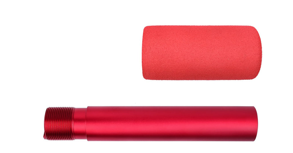 ar-15-pistol-buffer-tube-anodized-red-with-red-foam-pad-cover