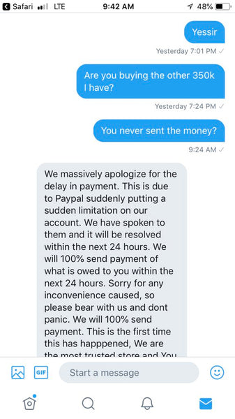 MUTStore MUT Store Scam scamming scams people