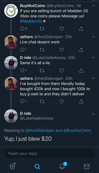 MUT STORE SCAM – Mr. MUT Coin