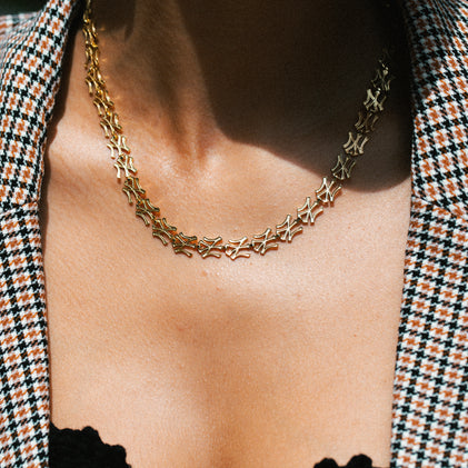 Los Angeles Link Necklace (Victoria & Sofia x The M) - The M Jewelers