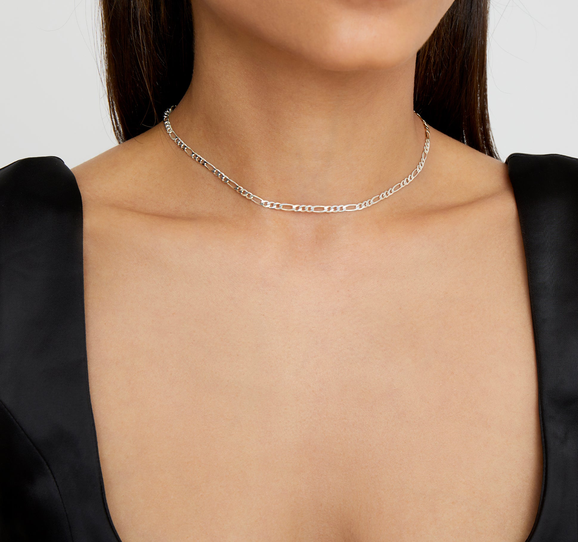 Curb Chain Choker Necklace - The M Jewelers