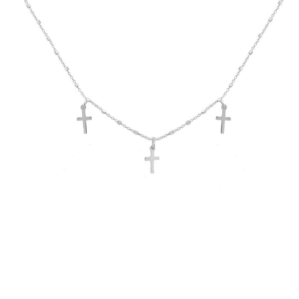 Vicenza Cross Choker Necklace - The M Jewelers