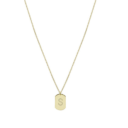 The Varsity Number Pendant Necklace - Metal : Gold Vermeil - The M Jewelers