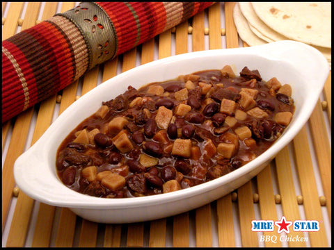 MRE BBQ Chicken in Sauce w/ Black Beans