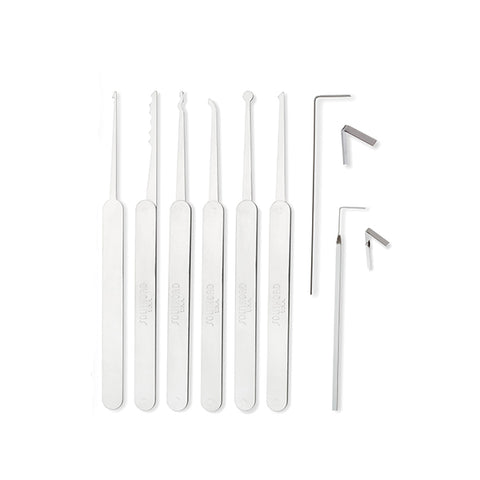 8 Piece Lock Pick Set w/ Metal Handles