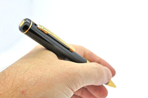 Video Spy Pen Camera in hand