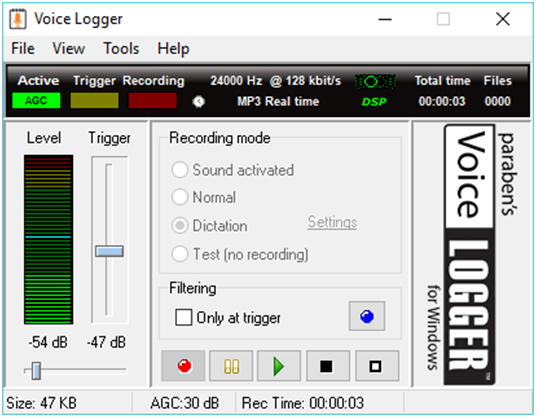 Voice Logger - Covert Computer Voice Recorder Program
