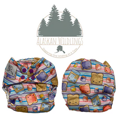 Double Stuffed Peanut Butter and Jelly Diaper from Alaskan Wildlings