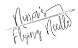 nina's flying needle logo