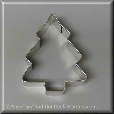 3.5" Christmas Tree Metal Cutter| American Tradition Cookie Cutters