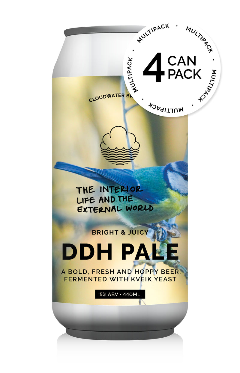 Cloudwater The Interior Life And The External World  Bright & Juicy DDH Pale  4-Pack - Cloudwater
