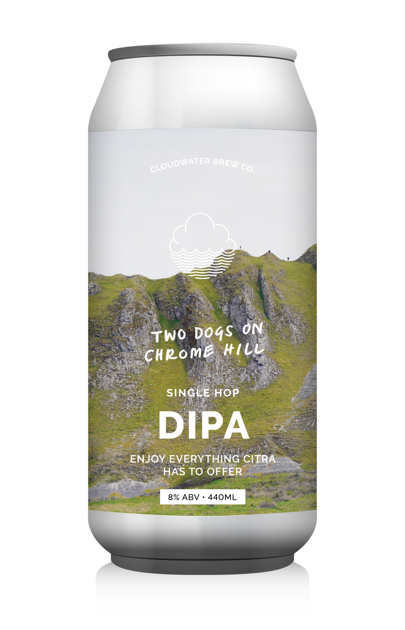 Cloudwater Two Dogs On Chrome Hill  Single Hop Citra DIPA - Cloudwater