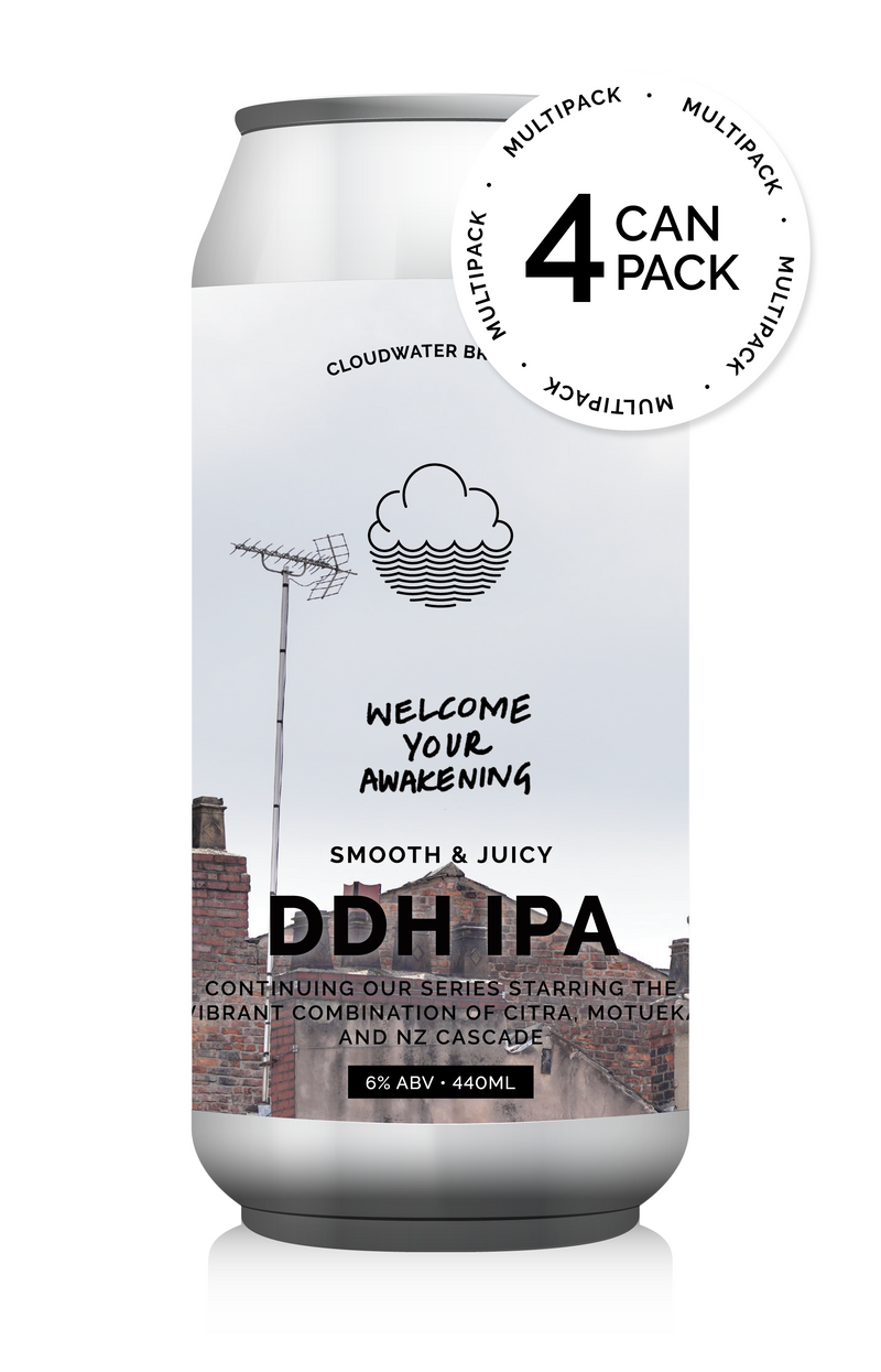 Cloudwater Welcome Your Awakening  Smooth & Juicy DDH IPA  4-Pack - Cloudwater