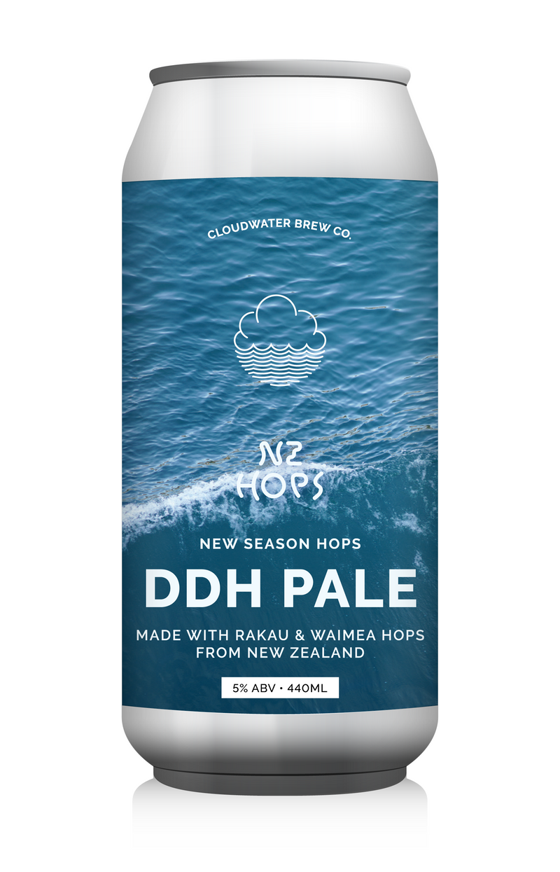 Cloudwater A Wave In The Marlborough Sounds  DDH Pale  New Season NZ Hops  Rakau & Waimea - Cloudwater