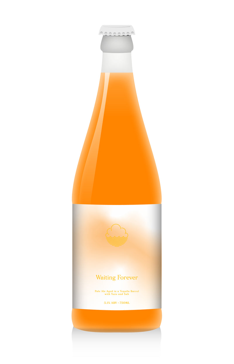 Cloudwater Waiting Forever  Pale Ale Aged in a Tequila Barrel with Yuzu and Salt  750ml - Cloudwater