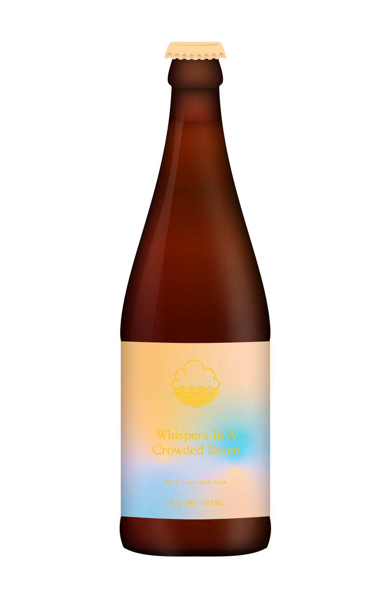 Cloudwater Whispers In A Crowded Room  Brett Lager with Lime  375ml - Cloudwater