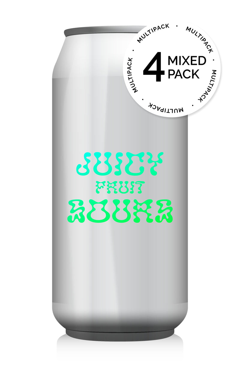 Juicy Fruit Sours  Cloudwater & Friends  4-Pack - Cloudwater