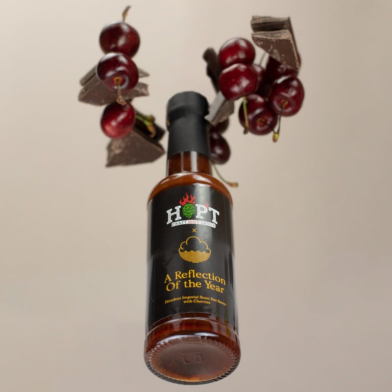 HOPT x Cloudwater - A Reflection of The Year  Chocolate & Cherry Hot Sauce - Cloudwater