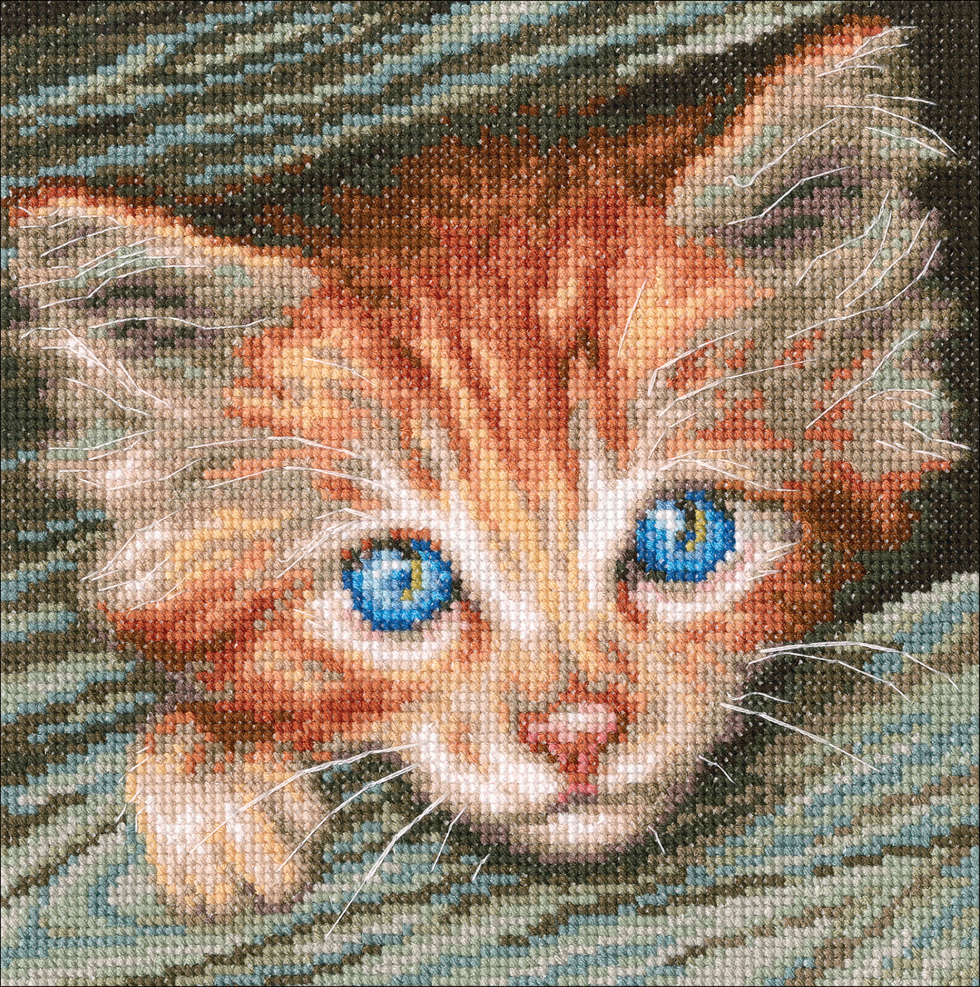 Rto Counted Cross Stitch Kit 7"X7"-Fluffy Observer (14 ...