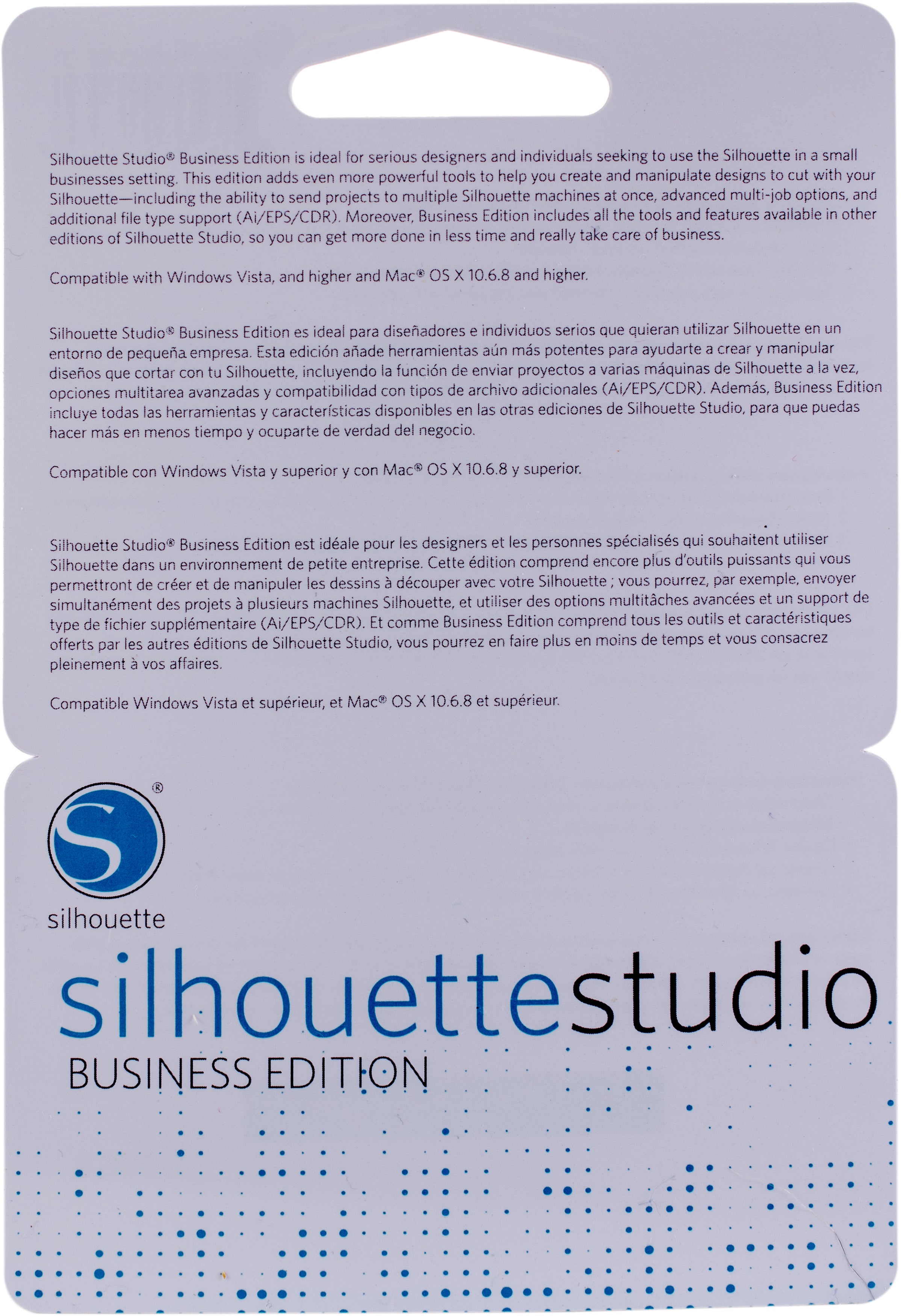 export files from silhouette studio business edition