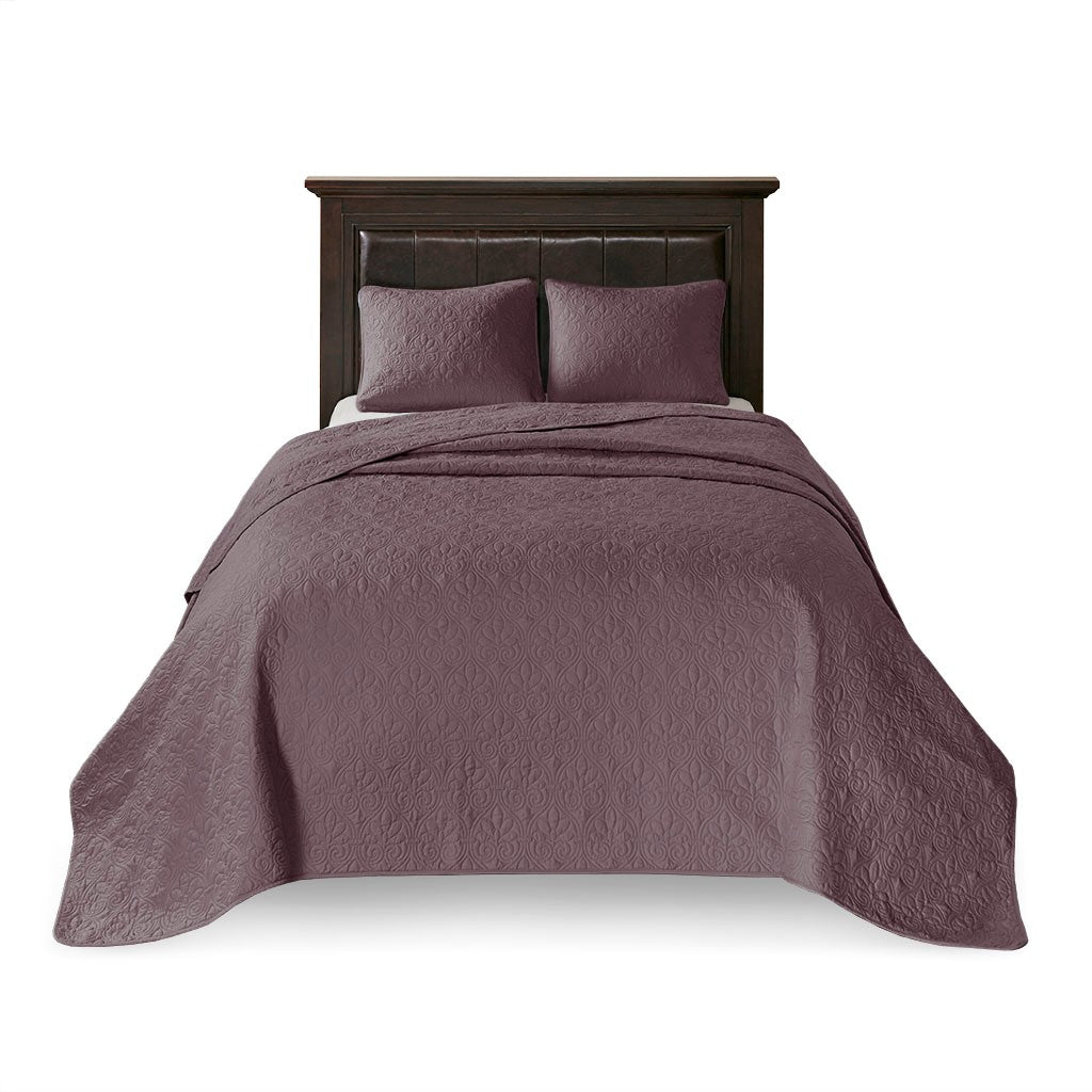 Madison Park Quebec Reversible Bedspread Set Queen Mp13 6153 By