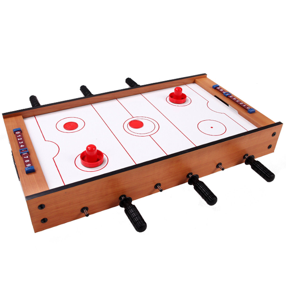 in one game table air hockey foosball