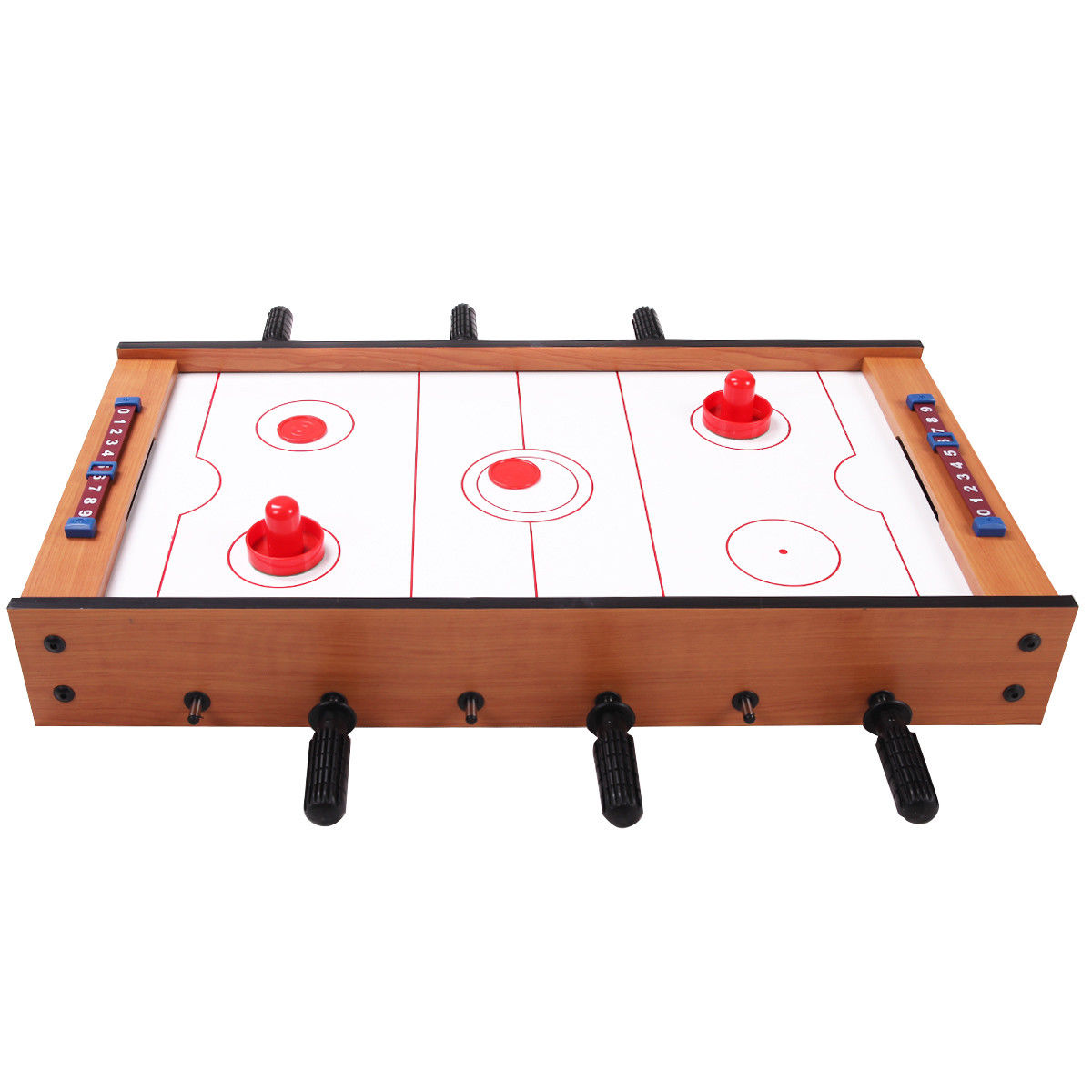 combination foosball air hockey pool table