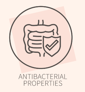 Antibacterial icon, for Ivy Leaf Skincare blog