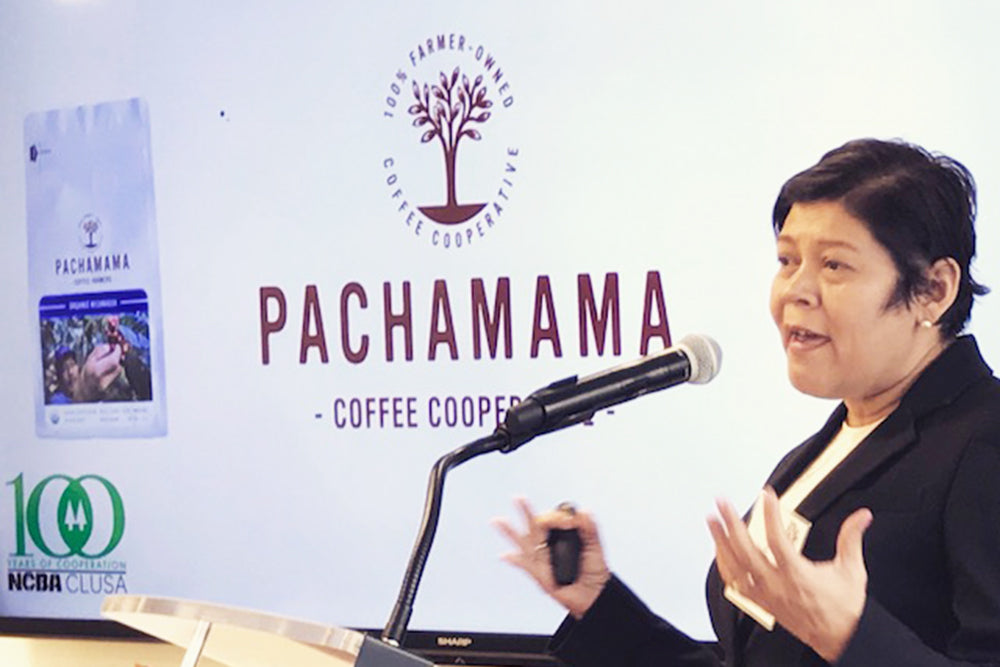 Merling Preza Speaking at Pachamama