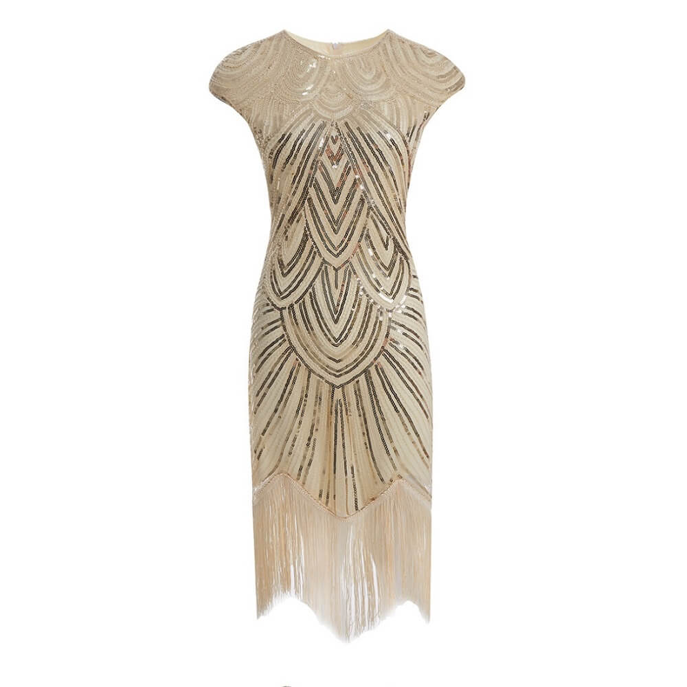 great gatsby fringe dress