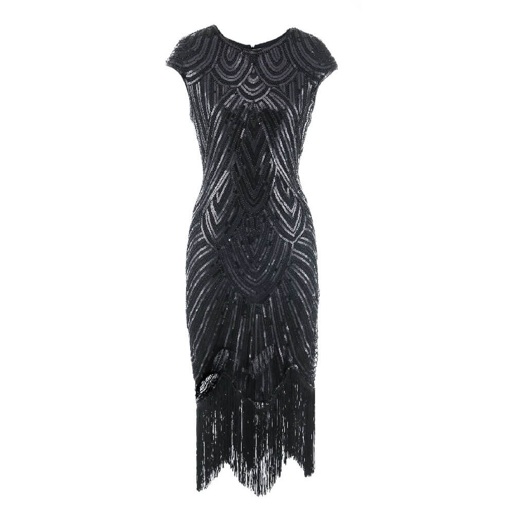 great gatsby fringe dress