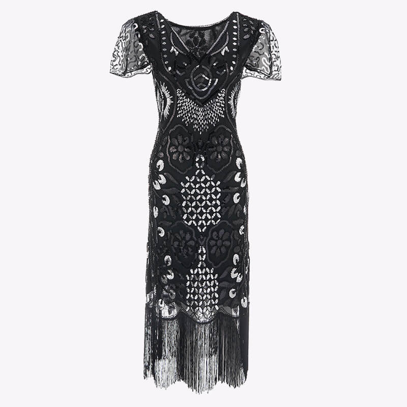 1920's sequin flapper dress