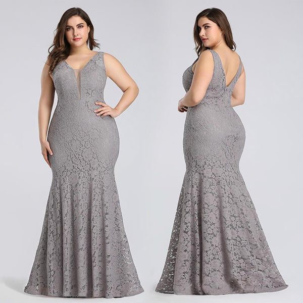 plus size mermaid bridesmaid dresses