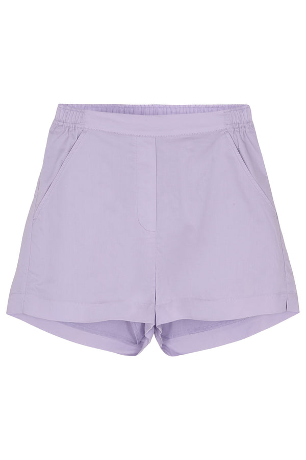 G Sandrine Elastic Shorts - Lavender