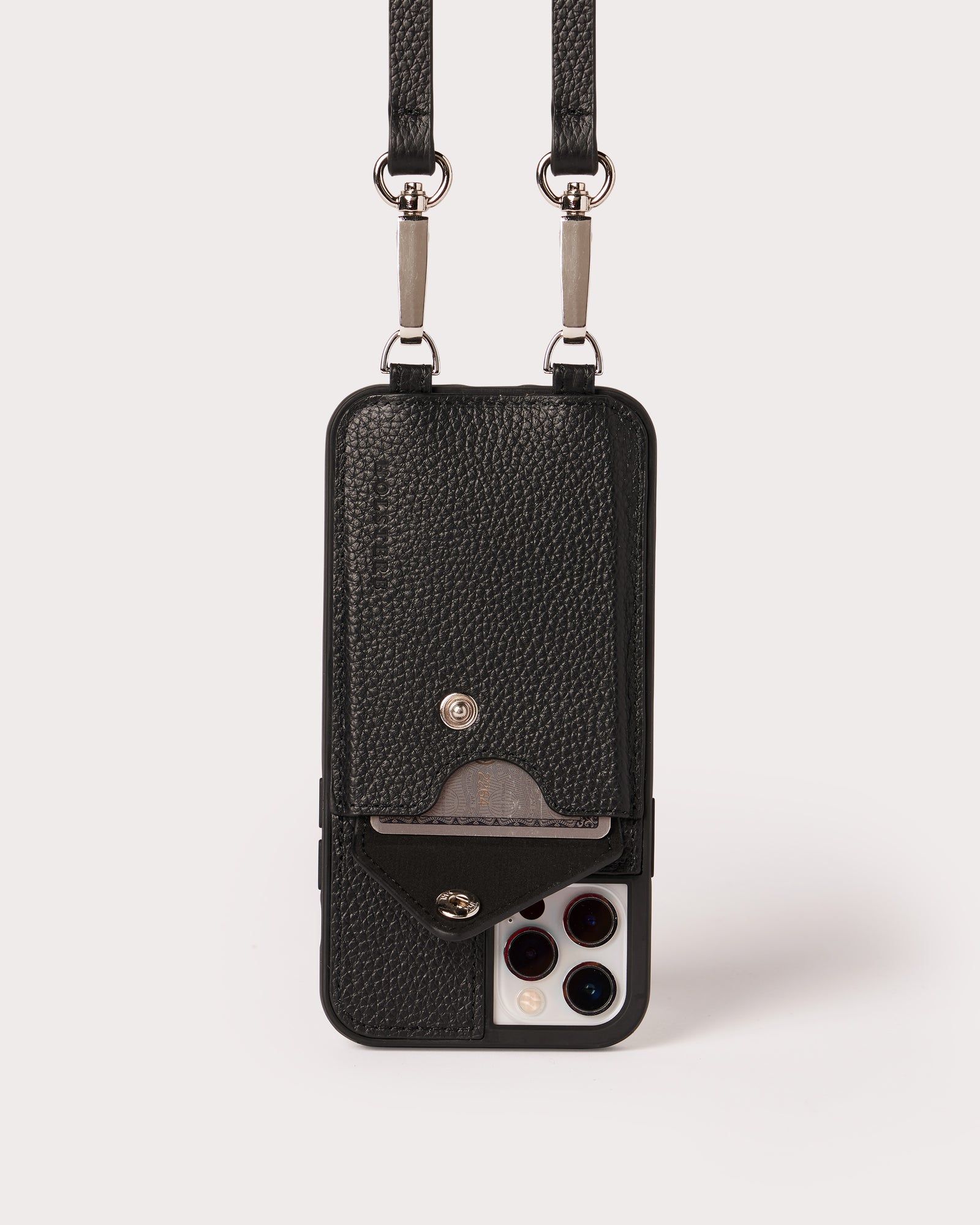 The London Tan | Genuine Leather iPhone Case Crossbody w/ Wallet & Adj ...