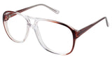large brown plastic eyeglass frames; 1970's reproduction glasses